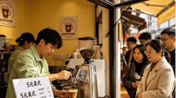 奶茶集体跨界做咖啡!下沉市场掀起5-9元平价茶咖潮,差异化打法突围行业混战