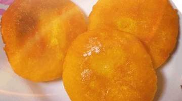 来试试动手参与做蓬松软糯南瓜饼,2种食材6步解锁家常小美味