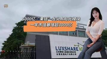 5000亿“果链”龙头布局光模块,一年市值暴增超3000亿