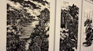追随张仃17年，画家郭博展焦墨山水