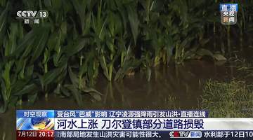 大桥被淹没、玉米泡水1米深,直击辽宁凌源强降雨现场
