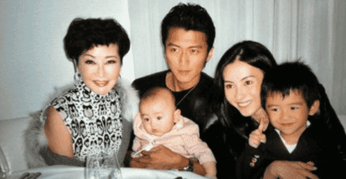 张柏芝谢贤隔空传情 张柏芝为 aussie 子女放假返港陪病重祖父