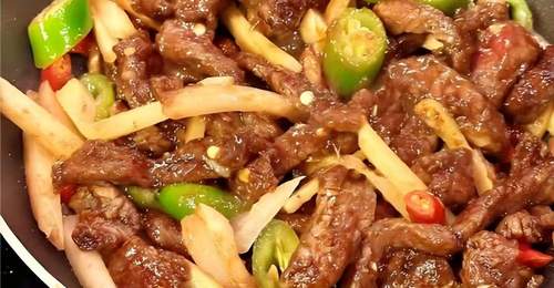 十分钟搞定的家庭姜烧牛肉 新手零失败的下饭快手菜