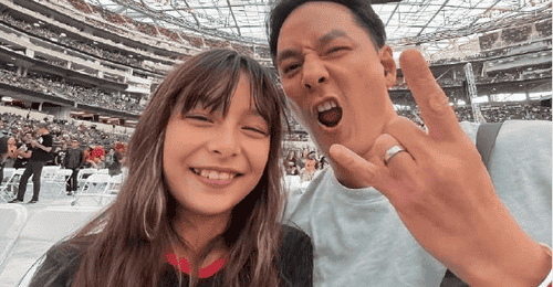 吴彦祖带13岁女儿游优胜美地 女儿颜值引网友各抒己见还获赞独特气场
