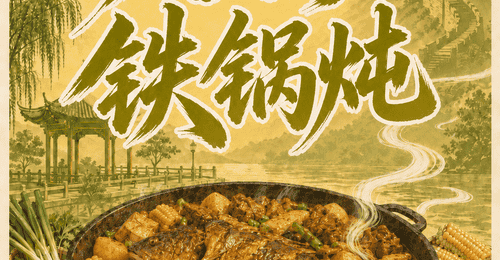 丹东铁锅炖有多香?锅盖一开就懂了