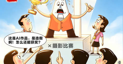 壹点漫评|AI作品“裸奔”却获奖不断:维护比赛公正,技防人防都别缺席