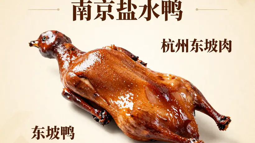 华东美食地图!南京盐水鸭 + 杭州东坡肉,吃货的舌尖狂欢之旅