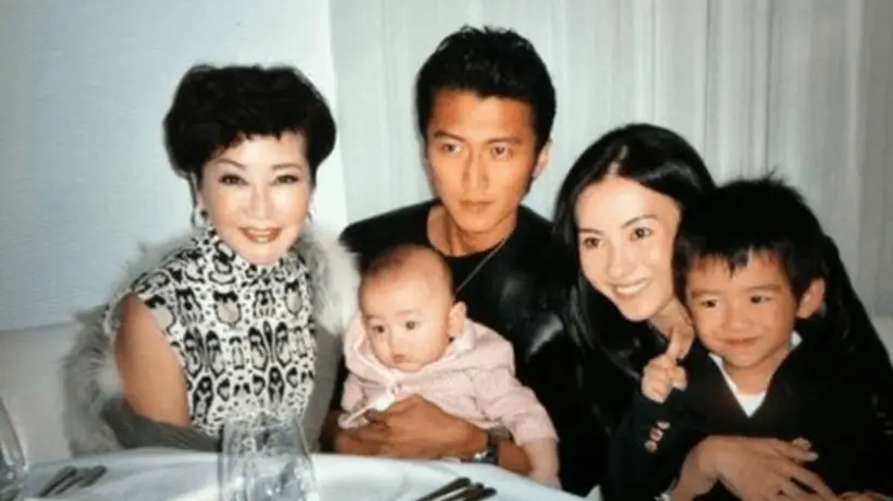张柏芝谢贤隔空传情 张柏芝为 aussie 子女放假返港陪病重祖父
