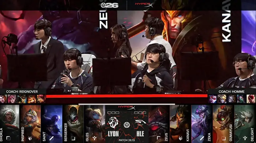LOL-MSI:Zeus乌鸦“恶魔升华”力挽狂澜,HLE 3-2淘汰LYON