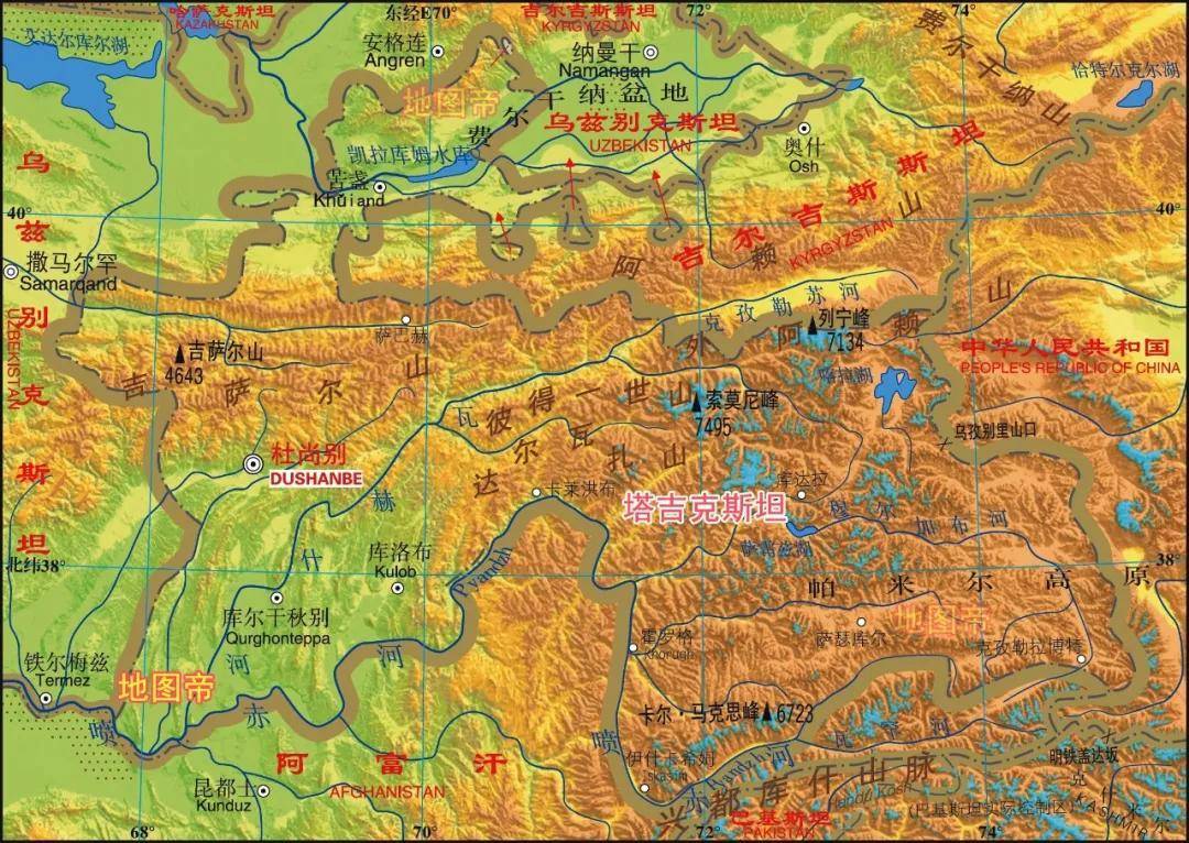 七个斯坦国在哪儿，能合并成一个国家吗？