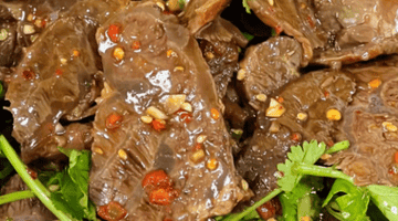 牛肉这样拌才够味,家常葱拌牛肉做法