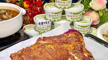 自驾张北坝上福洋洋，明档手工莜面窝窝鱼鱼现蒸现吃，肉卤素卤随心选