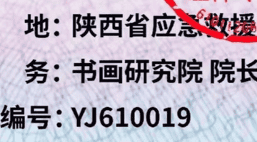 “国际应急救援中心陕西总队”被取缔,曾下设书画研究院
