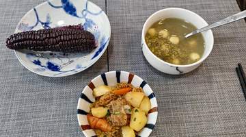 简单一煮,母子俩晚餐上桌,好吃省事,营养100分!