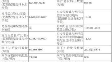 长鑫科技集团股份有限公司首次公开发行股票并在科创板上市发行安排及初步询价公告