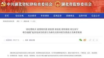 湖北一派出所所长遭实名举报涉黑涉恶,官方为其澄清正名!湖北通报7起相关典型案例→