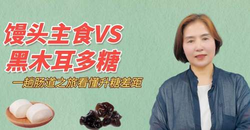 来肠道里撒个欢！馒头和黑木耳的奇妙旅程，看多糖怎么控糖又养菌