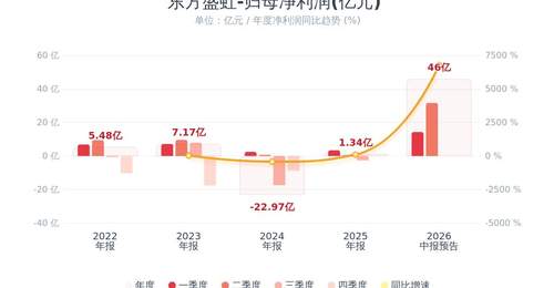 东方盛虹:预计上半年度净利润同比增长987%-1195%