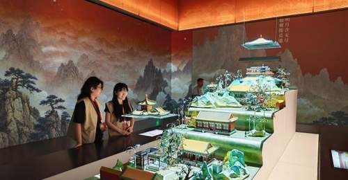 展览首次以数字光影复原故宫乾隆花园未开放院落