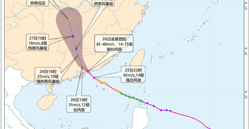 今年首个台风红色预警发布 华南沿海及多地将迎强风雨灾害