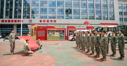 全员研习讲话精神 多元活动促卫勤队伍练硬功