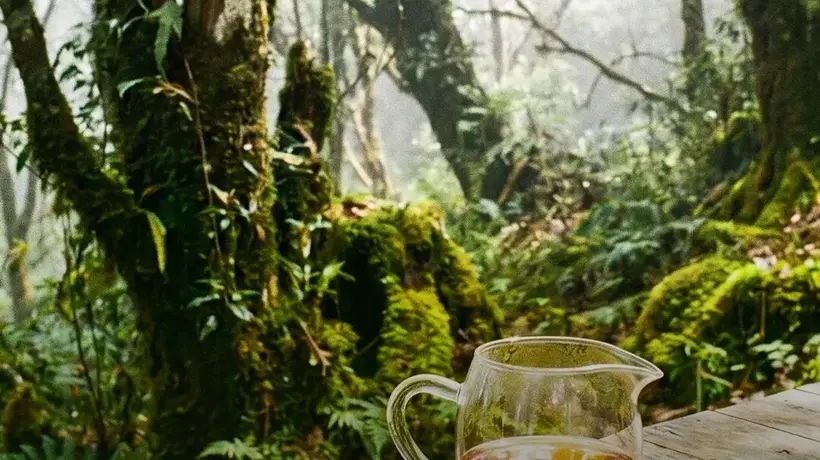 千年古树蕴山野，一盏琥珀染时光