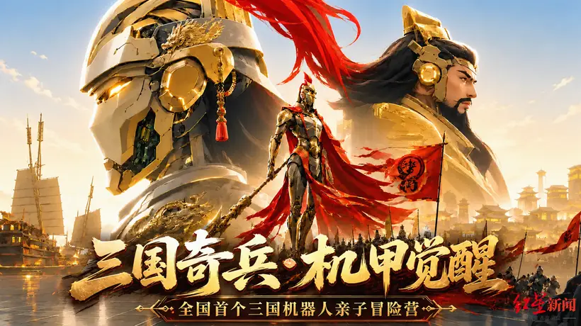 全国首个三国机器人亲子冒险营,7月23日成都启幕