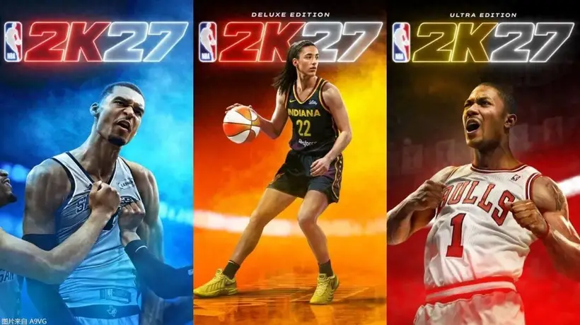 NBA 2K27》9月4日发售 三版本封面人物及预售福利揭晓