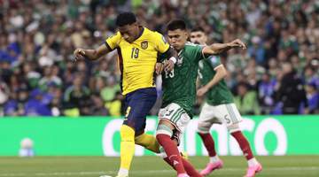 世界杯-基尼奥内斯传射因卡皮耶捂嘴染红 墨西哥2-0厄瓜多尔进16强