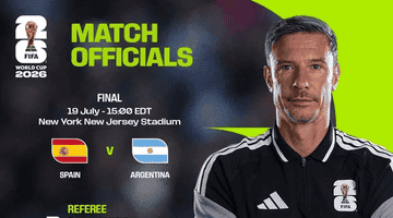FIFA公布世界杯决赛裁判组:斯洛文尼亚名哨温契奇执法