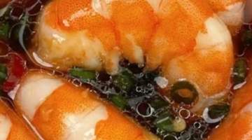 来现场参与酸甜辣爽凉拌虾制作 尝完一口立马想抢第二盘