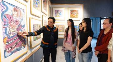 扎根乡土绘山河!贵州大方农民画薪火相传绘乡村新画卷