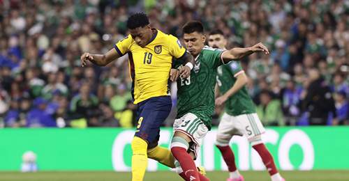世界杯-基尼奥内斯传射因卡皮耶捂嘴染红 墨西哥2-0厄瓜多尔进16强