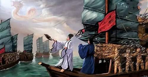 诸葛亮草船借箭的故事中,为何曹操不使用火箭攻击?