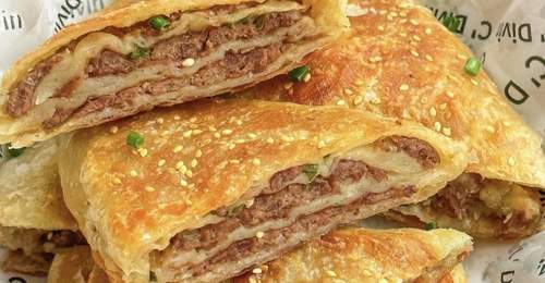 再也不出去买早餐,自家千层牛肉饼料超足