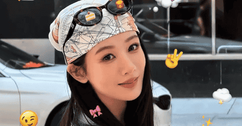 杨紫世界杯决赛现场耍帅 头戴头巾装扮成嬉皮士女郎