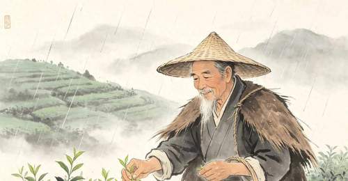 老陈头守谷雨制茶 直播镜头里品见真滋味