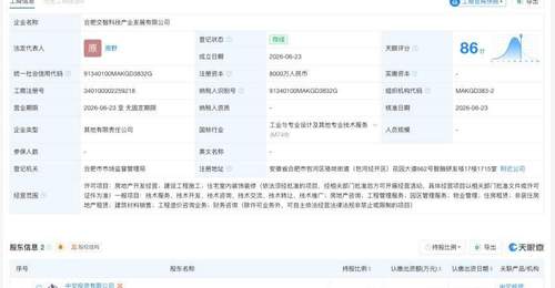 中国交建等在合肥成立产业发展公司