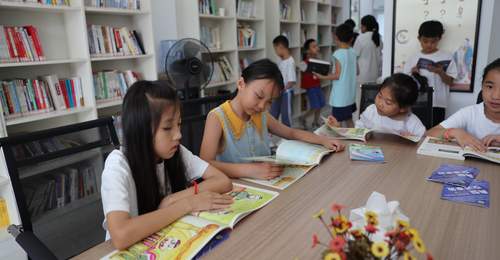 河北顺平暑期公益阅读活动人气旺 青少年沉浸式参与体验丰富假期生活