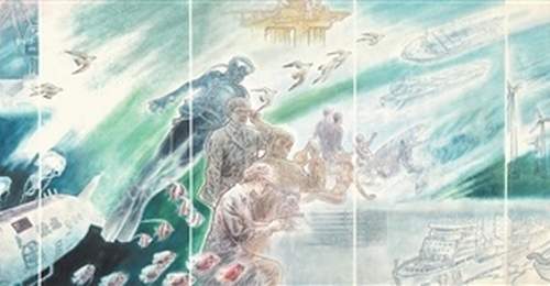 跟着先辈踏遍海岸 用画笔捕捉万里海疆的壮阔形态
