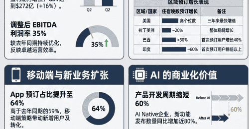 Airbnb二季度预订量大幅攀升 多元服务与高增长指引带动欧美旅行者体验升级
