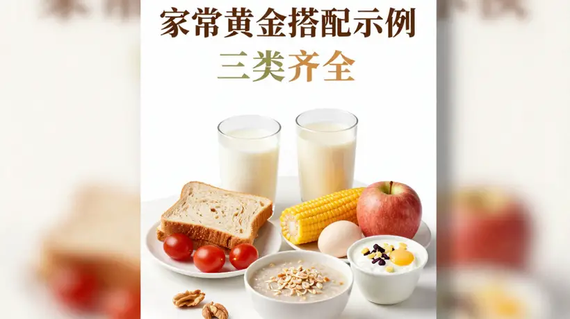 早餐容易被忽略的点:吃得够不够完整