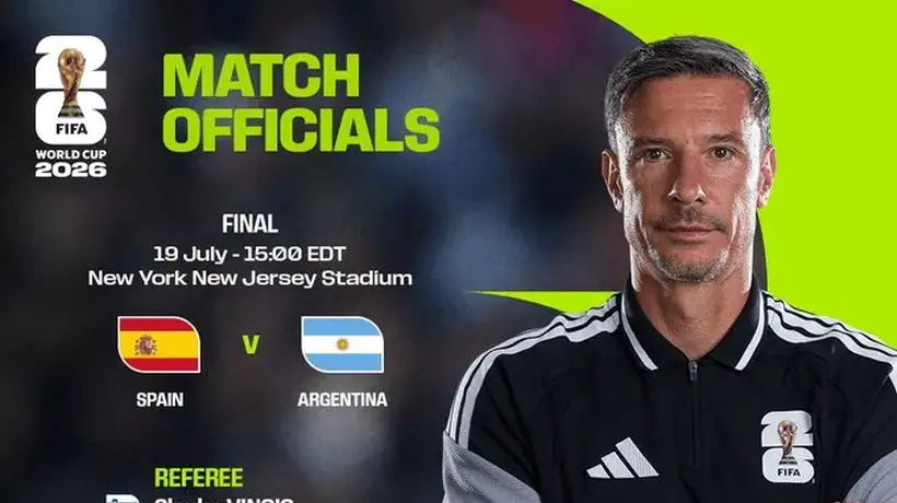 FIFA公布世界杯决赛裁判组:斯洛文尼亚名哨温契奇执法