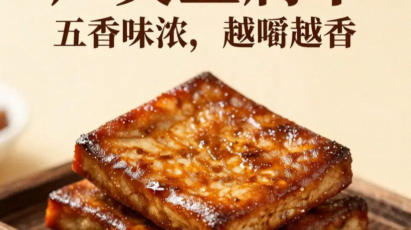 广灵豆腐干:百年五香传承下酒首选