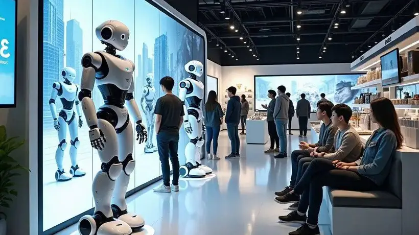 人形机器人品牌战登陆商场:商业化前哨还是流量实验?