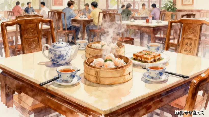在广州老茶楼里 跟着鲍尔吉·原野沉浸式体验早茶里的烟火与音乐