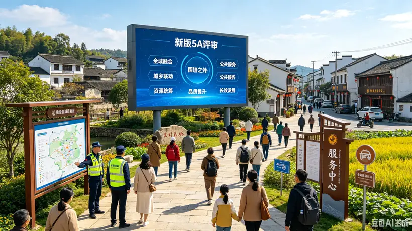 5A评审出新规啦!游客逛景区还要联动周边城乡?这样的全域旅居玩法你体验过吗