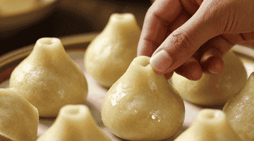 吕梁合楞子土豆丸子蘸醋的朴实美味