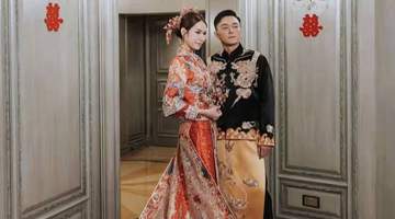 杨明庄思明婚礼活动现场解锁 中式华服搭配星海布置 观众沉浸式感受浪漫氛围