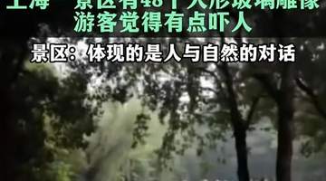 48个玻璃人形吓到游客,公共艺术翻车症结在忽视“公共” | 新京报快评